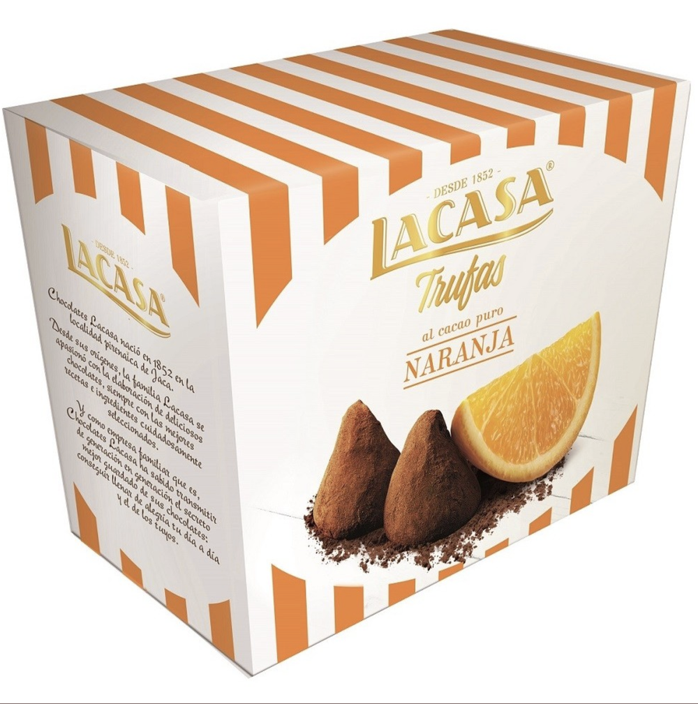 Trufas Al Cacao Naranja